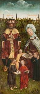 De Familie van Sint-Anna Drieluik, rechterpaneel