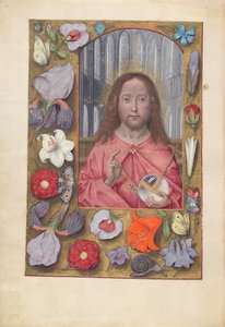 Getijdenboek van Koningin Isabella de Katholieke, Koningin van Spanje: Fol. 14v, Salvator Mundi, ca. 1500