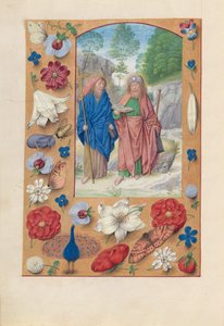 Uren van Koningin Isabella de Katholieke, Koningin van Spanje:  Fol. 175v, Heilige Filips  Jacobus
