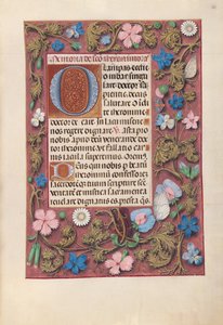 Getijdenboek van koningin Isabella de Katholieke, koningin van Spanje: Fol. 186r, ca. 1500 door Master of the First Prayerbook of Maximillian