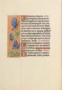 Uren van Koningin Isabella de Katholieke, Koningin van Spanje:  Fol. 20v door Master of the First Prayerbook of Maximillian