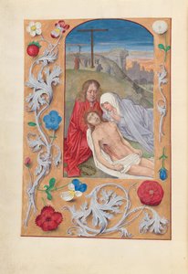 Getijdenboek van Koningin Isabella de Katholieke, Koningin van Spanje: Fol. 260v, Klaagzang, ca. 1500