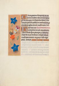 Getijdenboek van koningin Isabella de Katholieke, koningin van Spanje: Fol. 36v, ca. 1500 door Master of the First Prayerbook of Maximillian