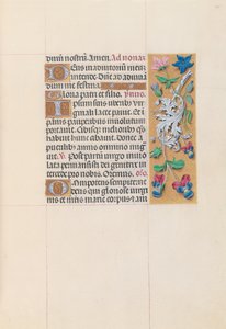 Getijdenboek van Koningin Isabella de Katholieke, Koningin van Spanje: Fol. 84r, c. 1500 door Master of the First Prayerbook of Maximillian