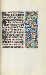 Getijdenboek Gebruik van Rouen: fol. 127r, c. 1470 door Master of the Geneva Latini