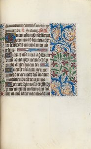 Getijdenboek Gebruik van Rouen: fol. 129r, ca. 1470 door Master of the Geneva Latini
