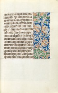 Getijdenboek Gebruik van Rouen: fol. 21r, ca. 1470 door Master of the Geneva Latini