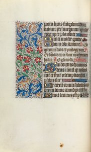 Getijdenboek Gebruik van Rouen: fol. 47v, ca. 1470 door Master of the Geneva Latini