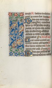 Getijdenboek Gebruik van Rouen: fol. 50v, ca. 1470 door Master of the Geneva Latini