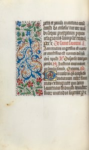 Getijdenboek Gebruik van Rouen: fol. 51v, ca. 1470 door Master of the Geneva Latini