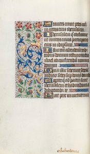 Getijdenboek Gebruik van Rouen: fol. 62v, ca. 1470 door Master of the Geneva Latini