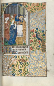 Getijdenboek Gebruik van Rouen: fol. 67r, Presentatie van het Christuskind in de Tempel, ca. 1470