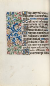 Getijdenboek Gebruik van Rouen: fol. 72v, ca. 1470 door Master of the Geneva Latini