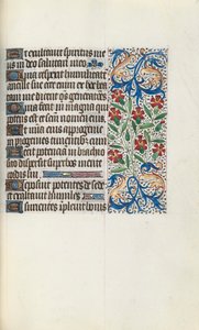 Getijdenboek Gebruik van Rouen: fol. 74r, ca. 1470 door Master of the Geneva Latini