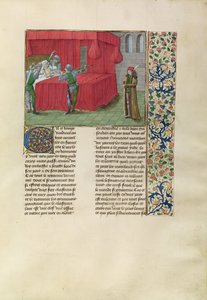 De koning van Cyprus gedood door de vervolgers van zijn broers door Master of the Getty Froissart