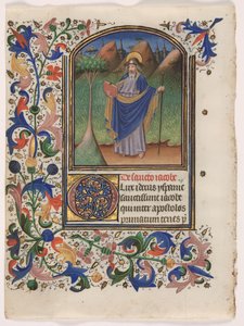 Blad uit een Getijdenboek: Sint Jacobus de Meerdere