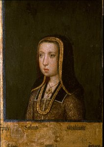 Portret van Margarita van Oostenrijk, in 1494