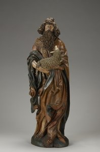 St. Johannes de Doper door Master of the Harburger Altar