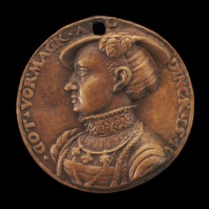 Emilia van Saksen, 1516-1591, Markgravin van Brandenburg-Ansbach [voorzijde], 1540 door Master of the Pistorius Medal