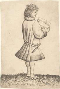 Een Dichter Leest door Master of the Playing Cards