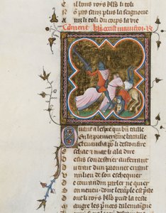 Miniatuur uit een manuscript van de Roman de la Rose door Guillaume de Lorris en Jean de Meun, 1353