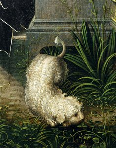 De prediking van de heilige Gery, "de pastorale preek" ... door Master of the View of Saint Gudula