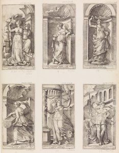 De Libische Sibylle, 16e eeuw door Master with the Name of Jesus