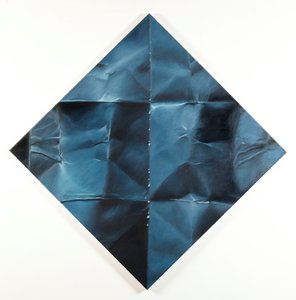 Blue Flame Lounge, 2013 (Olieverf op doek) door Mat Collishaw