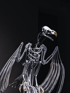 The Nerve Rack, 2019 (Acetaal, Acryl, Aluminium, Messing, Elektrische schakelingen, Verf, PVC, Hars, Servomotoren, Staal) door Mat Collishaw