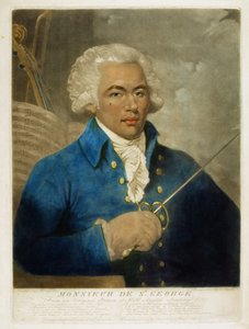 Monsieur de St. George, gegraveerd door W. Ward, 1788 door Mather Brown