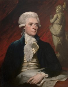 Thomas Jefferson door Mather Brown