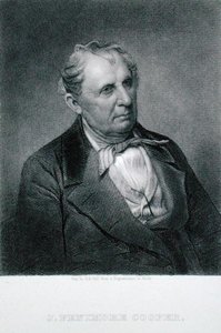 James Fenimore Cooper (1789-1851), gegraveerd door Henry Bryan Hall naar een daguerreotype door Mathew (after) Brady