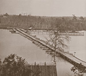 Federale pontonbrug over de Appomattox
