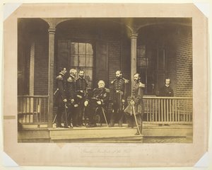 Luitenant-generaal Scott, Generaal-in-Chief, U.S. Leger en Staf, 1861 door Mathew Brady