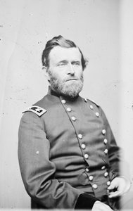 Maj. Gen. Ulysses S. Grant, officier van het federale leger, 1861-5