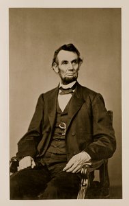 Portret van Abraham Lincoln (1809-65)
