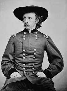 Portret van Generaal A. Custer (1839-1876)