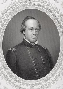 Portret van Henry W. Halleck door Mathew B. Brady