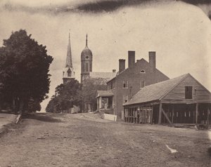 Tweede Korps Ziekenhuis, Washington, D.C. door Mathew Brady