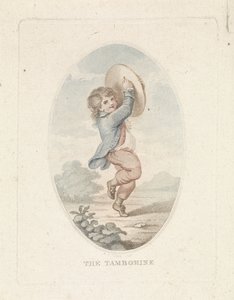 Jongen met tamboerijn door Mathias de Sallieth