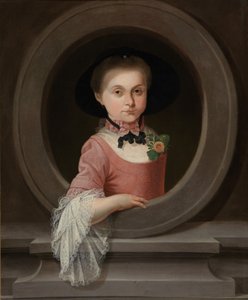 Portret van een meisje door Mathias de Visch