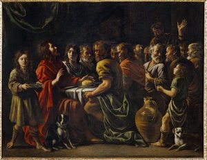 La cena - Laatste avondmaal ... door Mathieu Le Nain