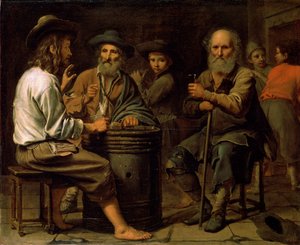 Boeren in een taverne, 1640s