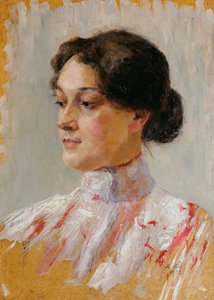 Portret van een meisje door Mathilde Sitta Allé