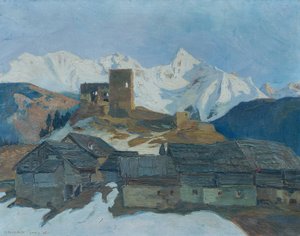Winter in Ladis (Tirol) door Mathilde Sitta Allé
