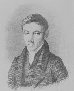 Robert Owen, 1823 door Matilda Heming