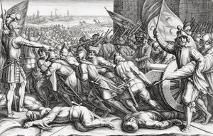 Inscheping van de troepen van Ferdinando I de