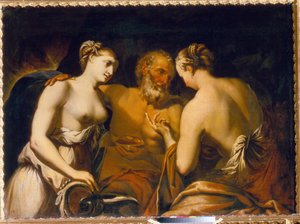 Lot en zijn dochters (detail)