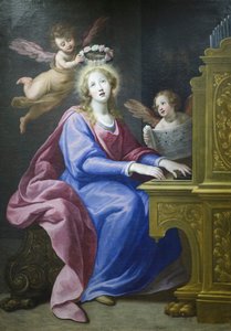 Sint Cecilia door Matteo Rosselli