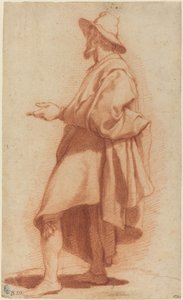 Staande Man met een Mantel en Hoed door Matteo Rosselli